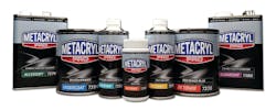 ChemSpec's Metacryl paints comes as anti-corrosive primers, clearcoats, single stage color and basecoats ChemSpec's Metacryl paints comes as anti-corrosive primers, clearcoats, single stage color and basecoats