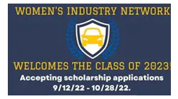 WIN scholarship graphic