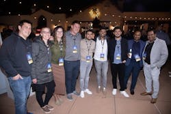 (Left to Right): Steve, Cara, Jill and Tom Matthews, owners of Maaco in Dolton, IL, and AP, Kishan, Vasu, Nick and Jay Patel, who own 11 Maaco locations across the Midwest. (Left to Right): Steve, Cara, Jill and Tom Matthews, owners of Maaco in Dolton, IL, and AP, Kishan, Vasu, Nick and Jay Patel, who own 11 Maaco locations across the Midwest.