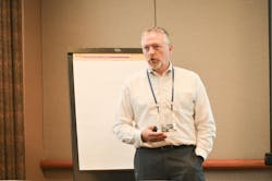 Tony Adams, business consultant for AkzoNobel, speaks on 'The 4-day Work Week,' one of the classes offered during the event. Tony Adams, business consultant for AkzoNobel, speaks on 'The 4-day Work Week,' one of the classes offered during the event.