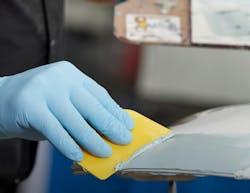 Applying body filler properly will help prevent air entrapment and ensure an even pinhole-free surface to reduce the need for rework or excessive priming. Applying body filler properly will help prevent air entrapment and ensure an even pinhole-free surface to reduce the need for rework or excessive priming.