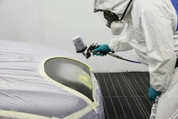 Spray guns with a high transfer efficiency provide proper atomization and can alleviate many application errors. Spray guns with a high transfer efficiency provide proper atomization and can alleviate many application errors.