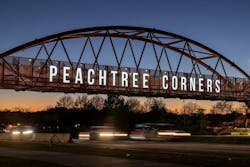 Peachtree Corners began as a rural community called Turkey Gizzard in the early 1800s and then later known as Pinckneyville. Peachtree Corners began as a rural community called Turkey Gizzard in the early 1800s and then later known as Pinckneyville.