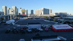 The scope of the SEMA Show is massive, from the outdoor exhibits to the four indoor halls. The scope of the SEMA Show is massive, from the outdoor exhibits to the four indoor halls.
