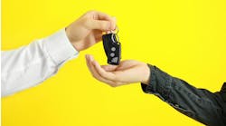 Handing over keys Handing over keys