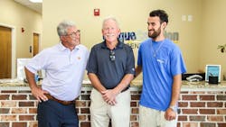 From left: Elmer Pique Jr., Elmer Pique Sr., and Chase Pique. From left: Elmer Pique Jr., Elmer Pique Sr., and Chase Pique.