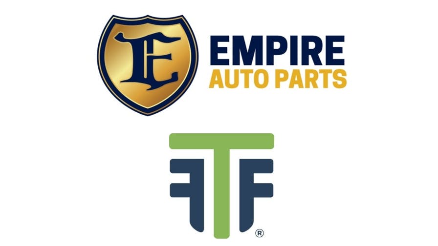 TechForce and Empire Auto Parts logos
