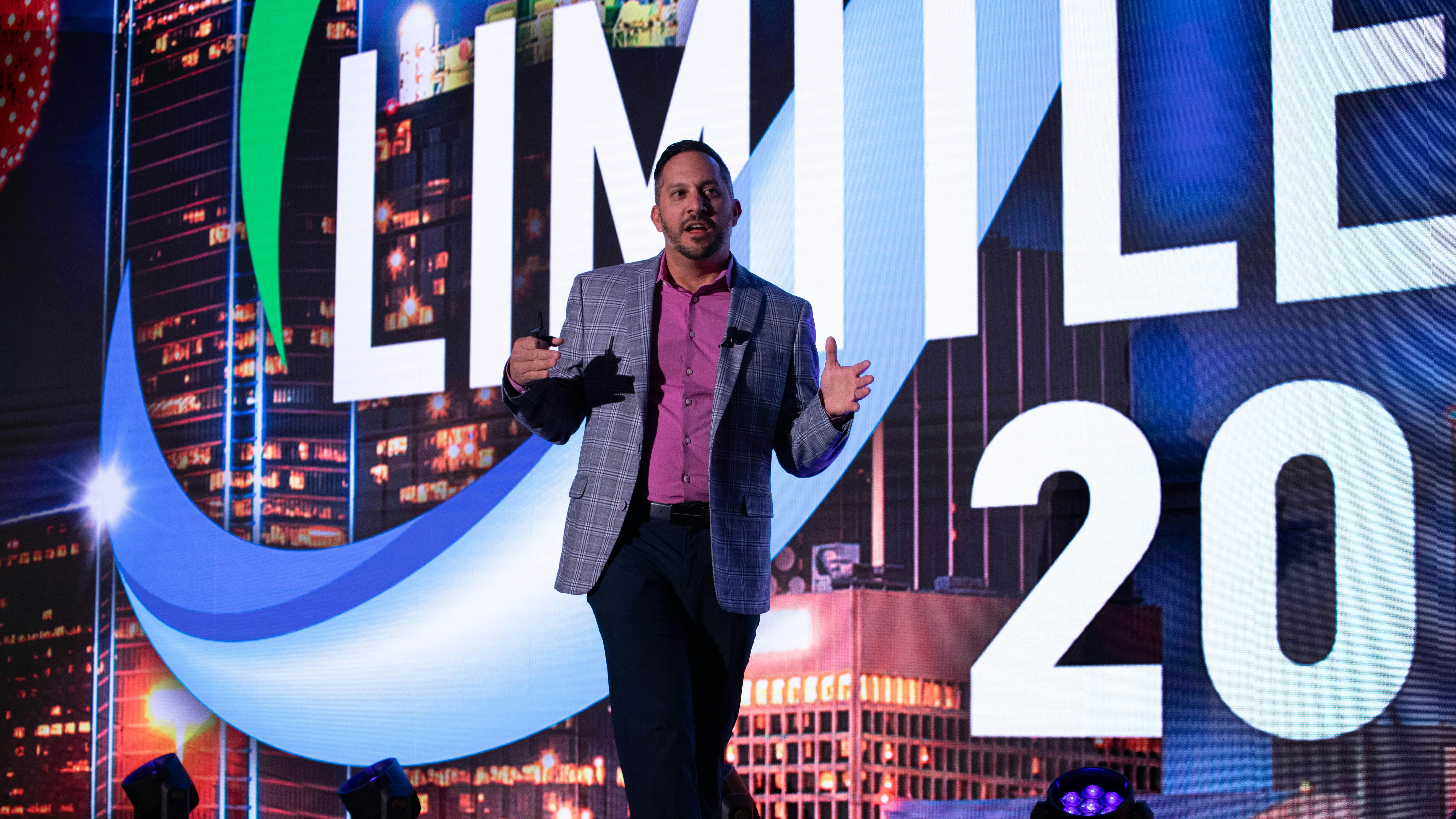 Damien Reyna, COO of Driven Brands, discusses the state of the collision repair industry during the &ldquo;Limitless 2024&rdquo; conference in Dallas on Wednesday, October 9, 2024.