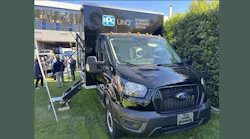 The PPG MoonWalk van is at the SEMA Show in Las Vegas and is part of the U.S. tour showcasing the automated paint mixing system.