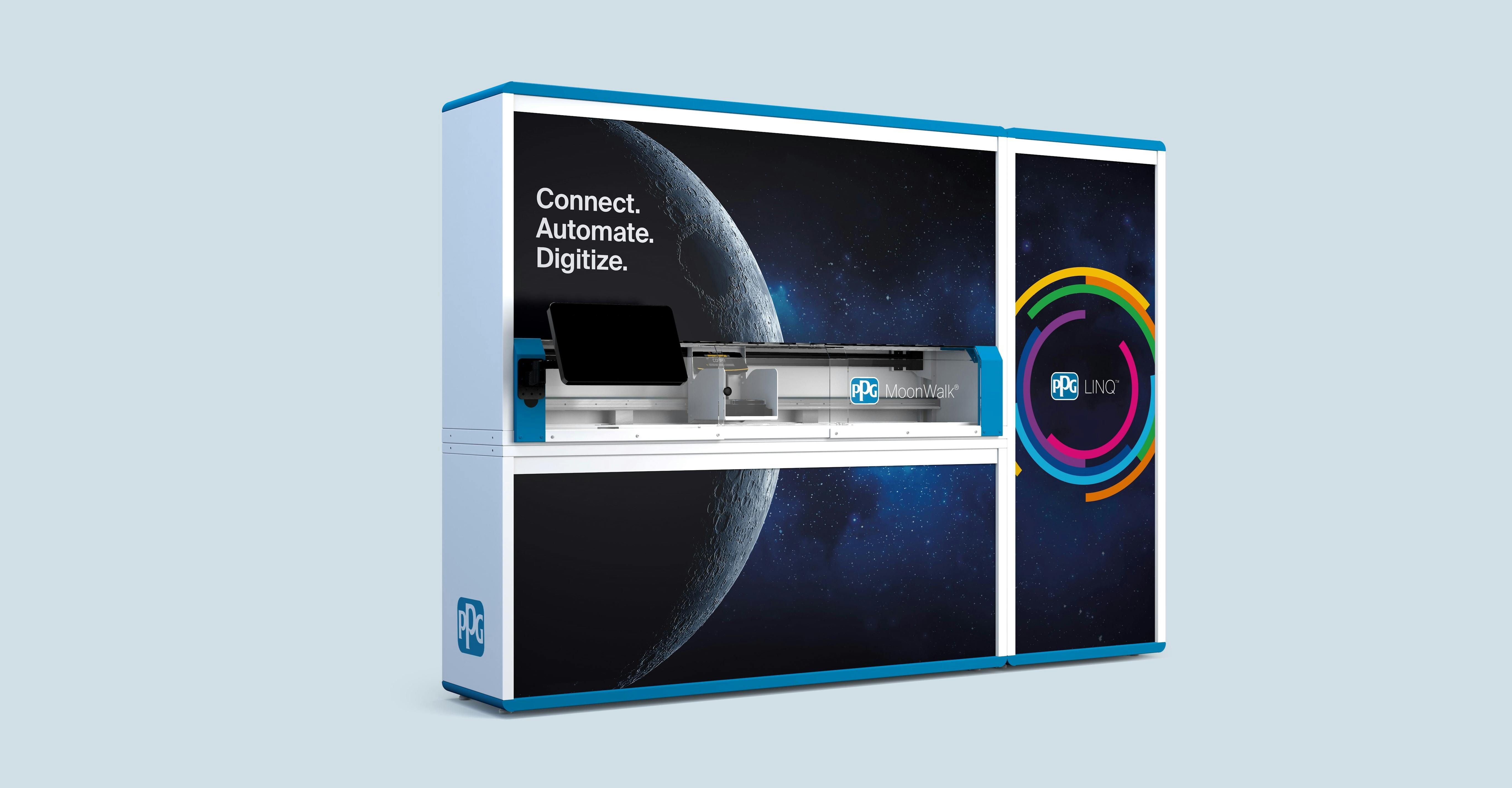 PPG MoonWalk automated paint mixing system