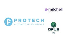 Protech Mitchell and OPUS IVS logos Protech Mitchell and OPUS IVS logos