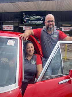 Veronica and Armando Perez, owners of AXK Collision Veronica and Armando Perez, owners of AXK Collision