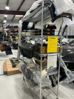 Bryan Harrell, president of Port City Collision in Wilmington, North Carolina, says to achieve higher productivity and reduced cycle time, it's crucial to create a perfect parts list. As part of the Parts Overhaul process, parts are sorted onto a Remove and Install cart and a Repair and Replace cart. Bryan Harrell, president of Port City Collision in Wilmington, North Carolina, says to achieve higher productivity and reduced cycle time, it's crucial to create a perfect parts list. As part of the Parts Overhaul process, parts are sorted onto a Remove and Install cart and a Repair and Replace cart.