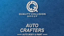 QCG and Auto Crafters Auto Body logos QCG and Auto Crafters Auto Body logos