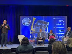 From left: Ryan McMahon, John Eck, Hilary Cain, and Aaron Schulenburg. From left: Ryan McMahon, John Eck, Hilary Cain, and Aaron Schulenburg.