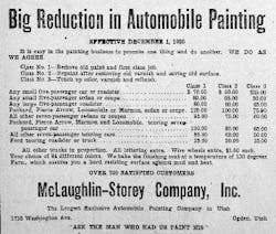This shop was ready to meet any customer’s price demands. This ad is from the Ogden Standard Examiner / Ogden, Utah, November 30, 1920. This shop was ready to meet any customer’s price demands. This ad is from the Ogden Standard Examiner / Ogden, Utah, November 30, 1920.