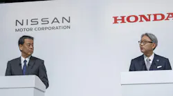Nissan, Honda, and Mitsubishi Motors Press Conference.