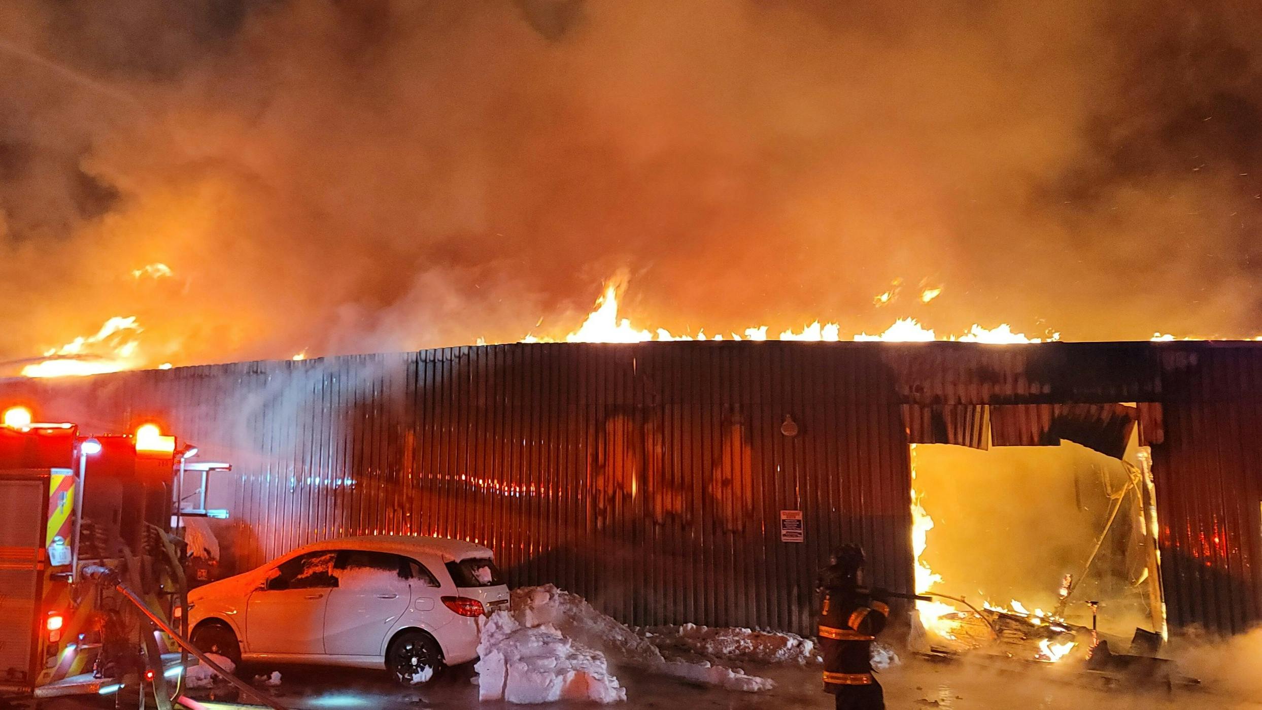 Fire at Indianapolis