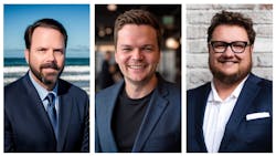 From left: Sean Price, Tyler Rex, and David Reunert. From left: Sean Price, Tyler Rex, and David Reunert.