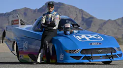 PPG has extended its partnership with Tasca Racing, led by team owner and driver Bob Tasca III, pictured with the PPG Nitro Mustang Funny Car. (Photo: Business Wire)