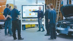 AkzoNobel's Carbeat production board allows shops to measure throughput 'in a slick, automated way,' Batenhorst says. AkzoNobel's Carbeat production board allows shops to measure throughput 'in a slick, automated way,' Batenhorst says.