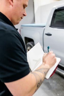 Recording Collision Damage Recording Collision Damage