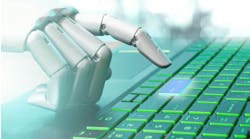 Robotic Hand at Keyboard Robotic Hand at Keyboard