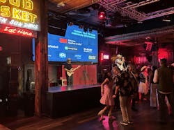 ON THE ROOFTOP: Tuesday evening's trek to Jason Aldean's Kitchen + Rooftop Bar for hors d'oeuvres, drinks, and dancing closed out the event. ON THE ROOFTOP: Tuesday evening's trek to Jason Aldean's Kitchen + Rooftop Bar for hors d'oeuvres, drinks, and dancing closed out the event.