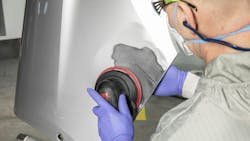 As with any repair, be sure to stick strictly with OEM guidelines. Critical sensors can be affected by welding and changes in coating thickness. As with any repair, be sure to stick strictly with OEM guidelines. Critical sensors can be affected by welding and changes in coating thickness.