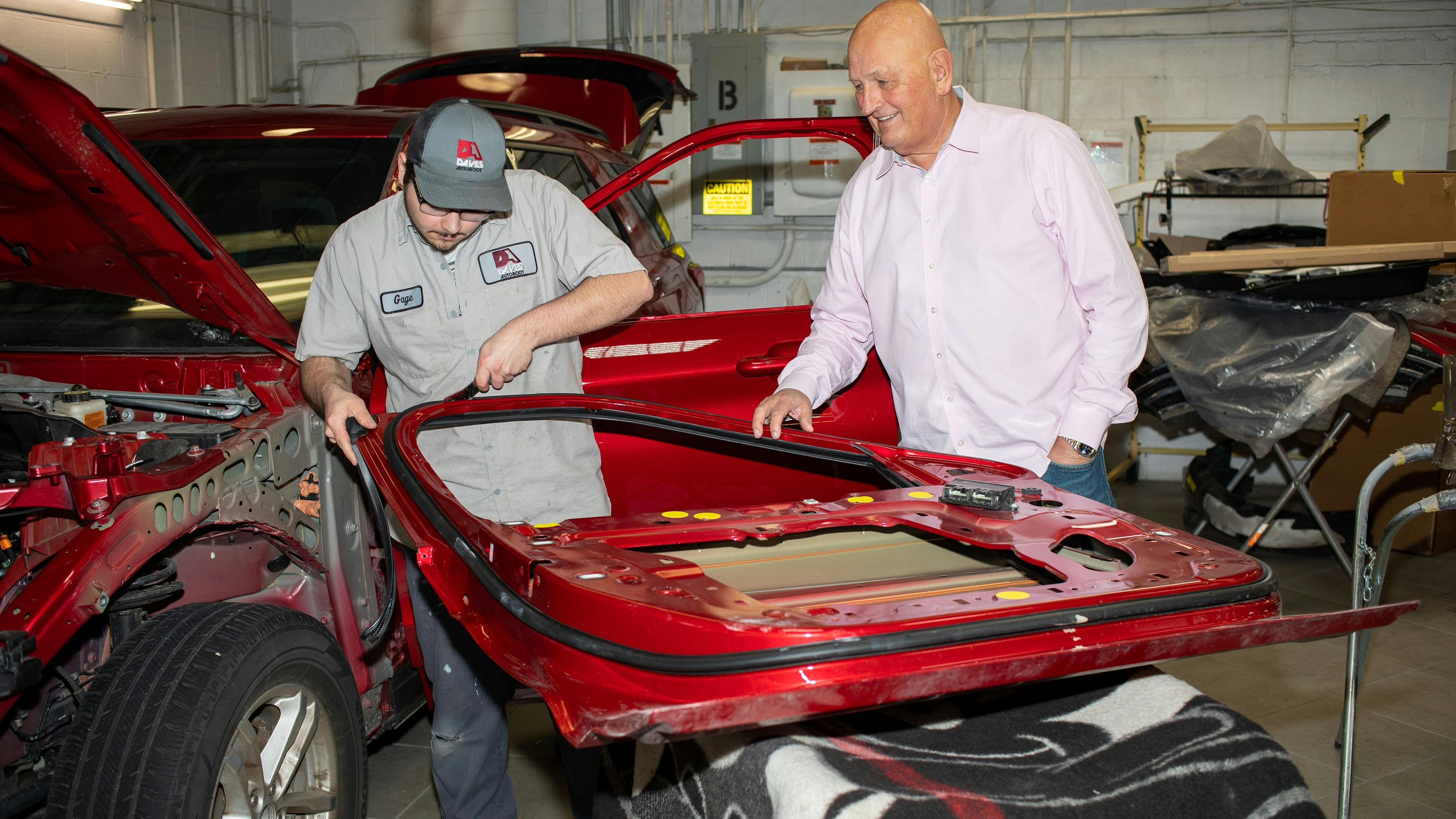 ALWAYS BE RECRUITING: Dave Dunn has run Dave's Auto Body for nearly 50 years, and his approach to recruiting has included a 'waiting line' of viable candidates.