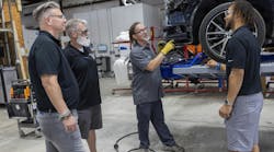 THE NEXT GENERATION: James Ivanowski's (left) oldest son, Jonah (far right) works as an estimator and is involved in most high-level decisions for the business. THE NEXT GENERATION: James Ivanowski's (left) oldest son, Jonah (far right) works as an estimator and is involved in most high-level decisions for the business.