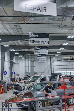 SEGMENTED REPAIRS: Each department is equipped with the tooling needed to complete every segment of the job. SEGMENTED REPAIRS: Each department is equipped with the tooling needed to complete every segment of the job.