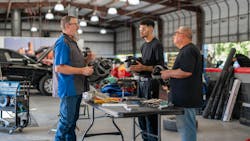 Ibarra says education is a collaborative experience at Leading Edge, and oftentimes teammates will go out of their way to help each other. Ibarra says education is a collaborative experience at Leading Edge, and oftentimes teammates will go out of their way to help each other.