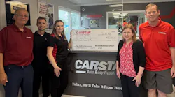 The MoKan CARSTAR Group raised $15,000 for the Cystic Fibrosis Foundation at the 32nd Annual MoKan Charity Golf Tournament. The event was held at Adams Pointe Golf Club in Blue Springs, Missouri, on June 12.