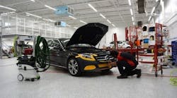 The Auto Body Repair and Refinishing Technology Lab at NDSCS provides students with the latest technology for hands-on training. The Auto Body Repair and Refinishing Technology Lab at NDSCS provides students with the latest technology for hands-on training.