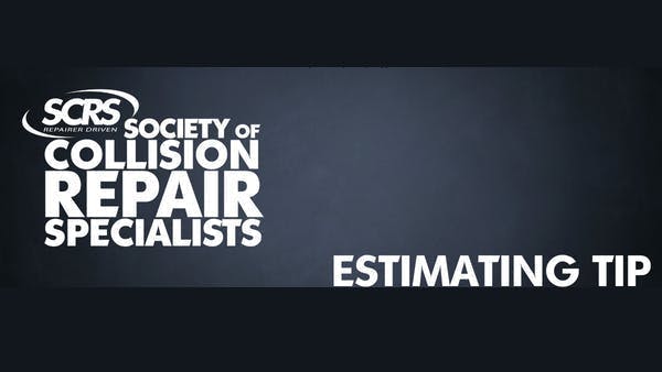 SCRS estimating tip logo