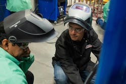 OEMs have specific requirements for panel prep, welding equipment, wire, gas, and settings, often found in their position statements. OEMs have specific requirements for panel prep, welding equipment, wire, gas, and settings, often found in their position statements.