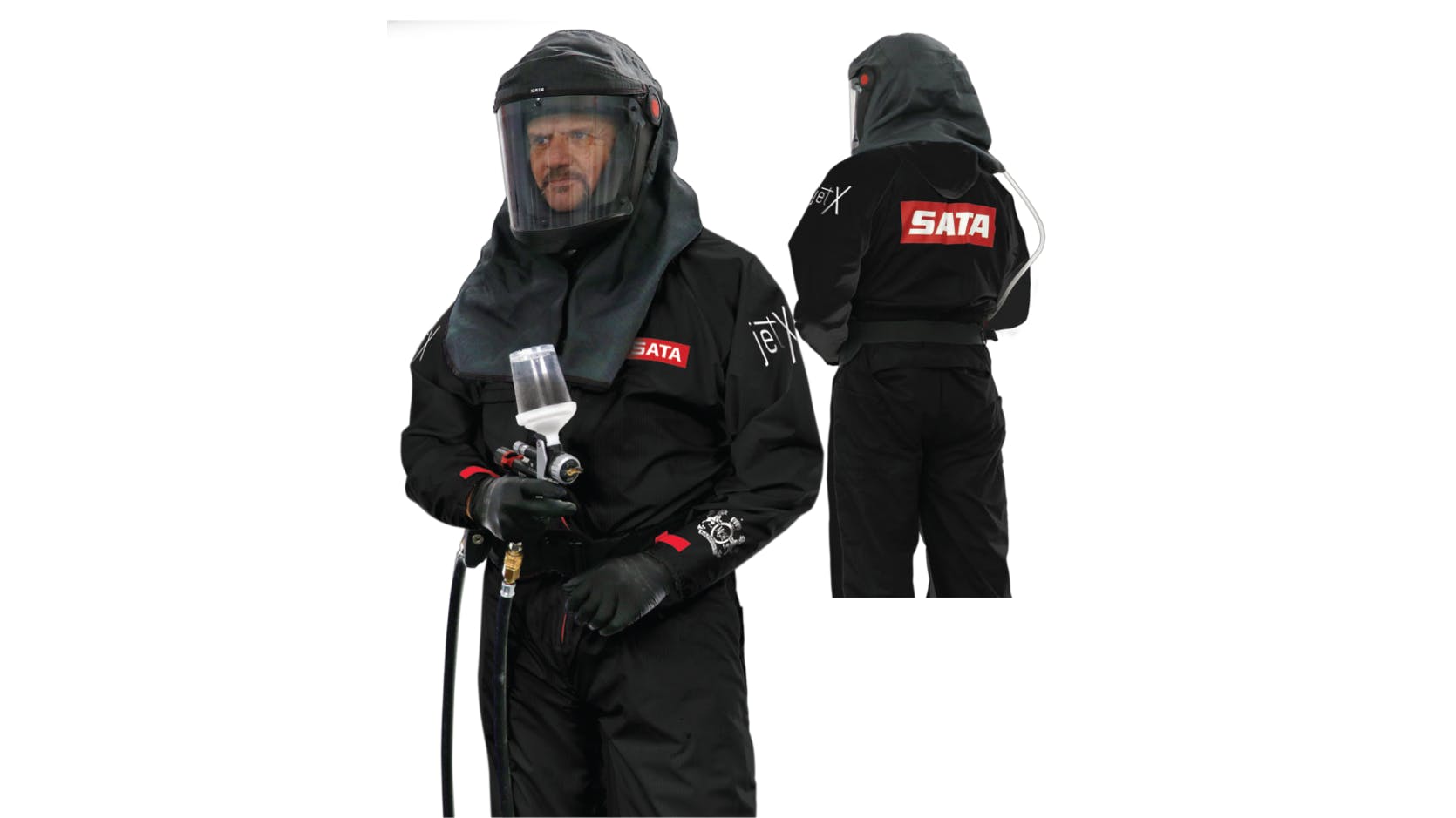 SATA Pro Series Black Paint Suit