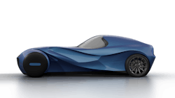 The new Tesseract Blue color is unique to the EMEA region as part of BASF's new 'Driving the Proxy' collection. The new Tesseract Blue color is unique to the EMEA region as part of BASF's new 'Driving the Proxy' collection.