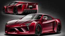 The custom build 'Ballistic' by Miller & Son Collision will be unveiled at the AkzoNobel booth in Upper South Hall on Nov. 4.