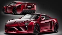 The custom build 'Ballistic' by Miller & Son Collision will be unveiled at the AkzoNobel booth in Upper South Hall on Nov. 4. The custom build 'Ballistic' by Miller & Son Collision will be unveiled at the AkzoNobel booth in Upper South Hall on Nov. 4.