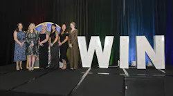 2025 Most Influential Reward Recipients, from left, Tanya Sweetland, Juliet Alleman, Renee Sicotte, Erin Solis, Mandy Wynn, and Trista Anger.