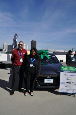 Zuleaka Ellis with her new vehicle, a 2019 Honda Accord. Zuleaka Ellis with her new vehicle, a 2019 Honda Accord.
