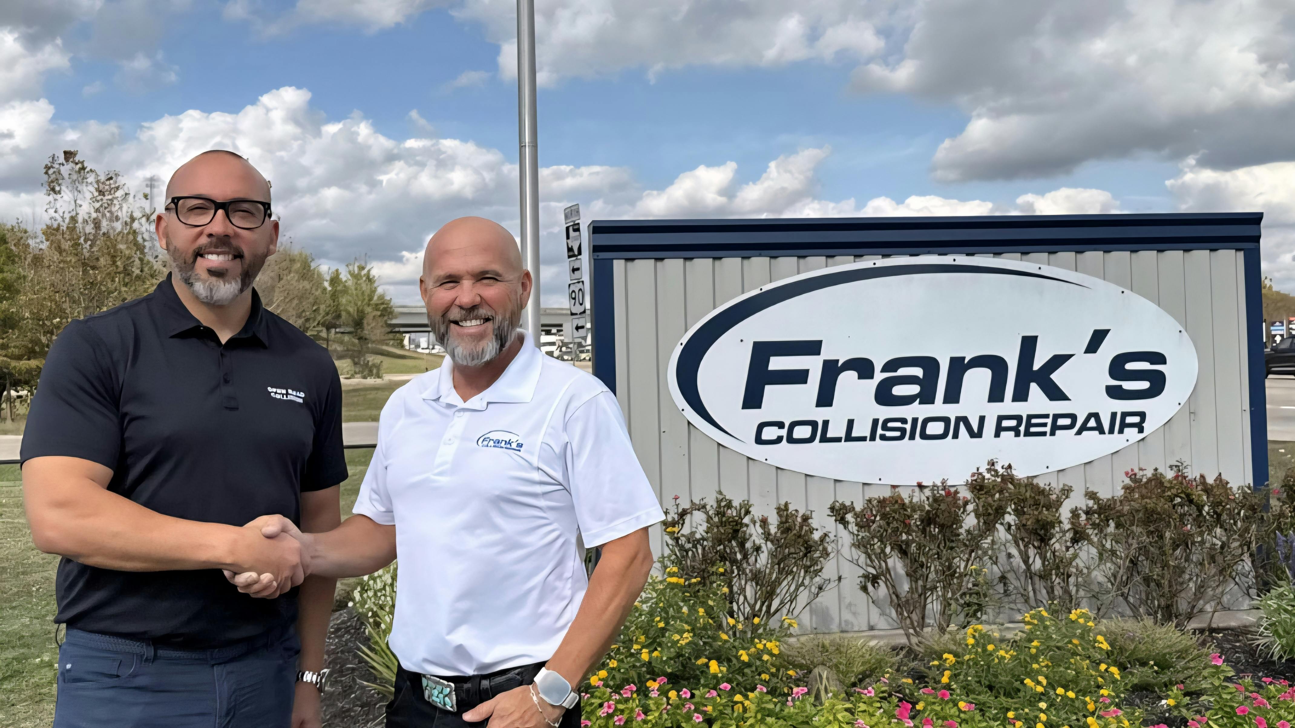 Steve Horton, CEO of OpenRoad Collision, and Frank McClosky, founder of Frank&rsquo;s Collision Repair, are forming a strategic partnership that continues OpenRoad Collison's commitment to partner with locally trusted, community-anchored brands that prioritize people, quality, and OEM-centric repair standards.