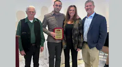 Stan Wilson/New Jersey Automotive Body Shop of the Year recipients Peotter's Auto Body and Spa with Jeff McDowell and Ken Miller.