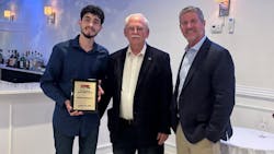 From left, Russ Robson Scholarship winner Matheus Rompava, AASP/NJ Treasurer Tom Elder, and AASP/NJ President Ken Miller. From left, Russ Robson Scholarship winner Matheus Rompava, AASP/NJ Treasurer Tom Elder, and AASP/NJ President Ken Miller.