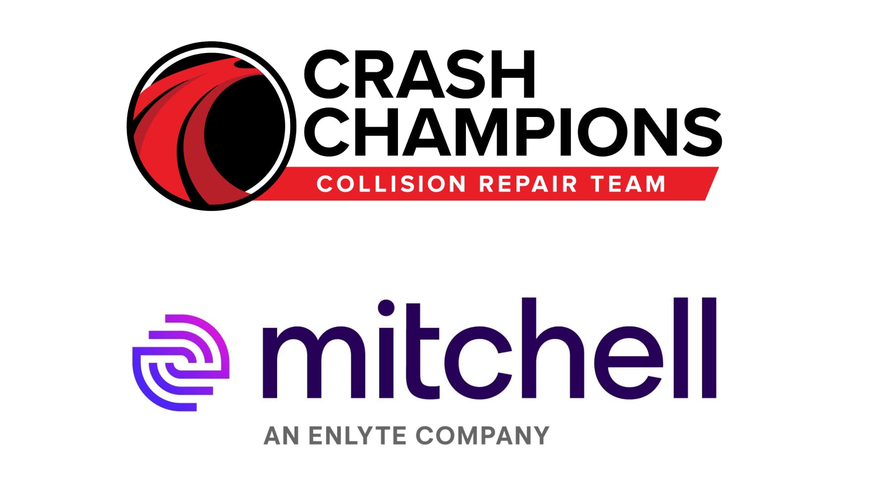 Crash Champions and Mitchell Logos