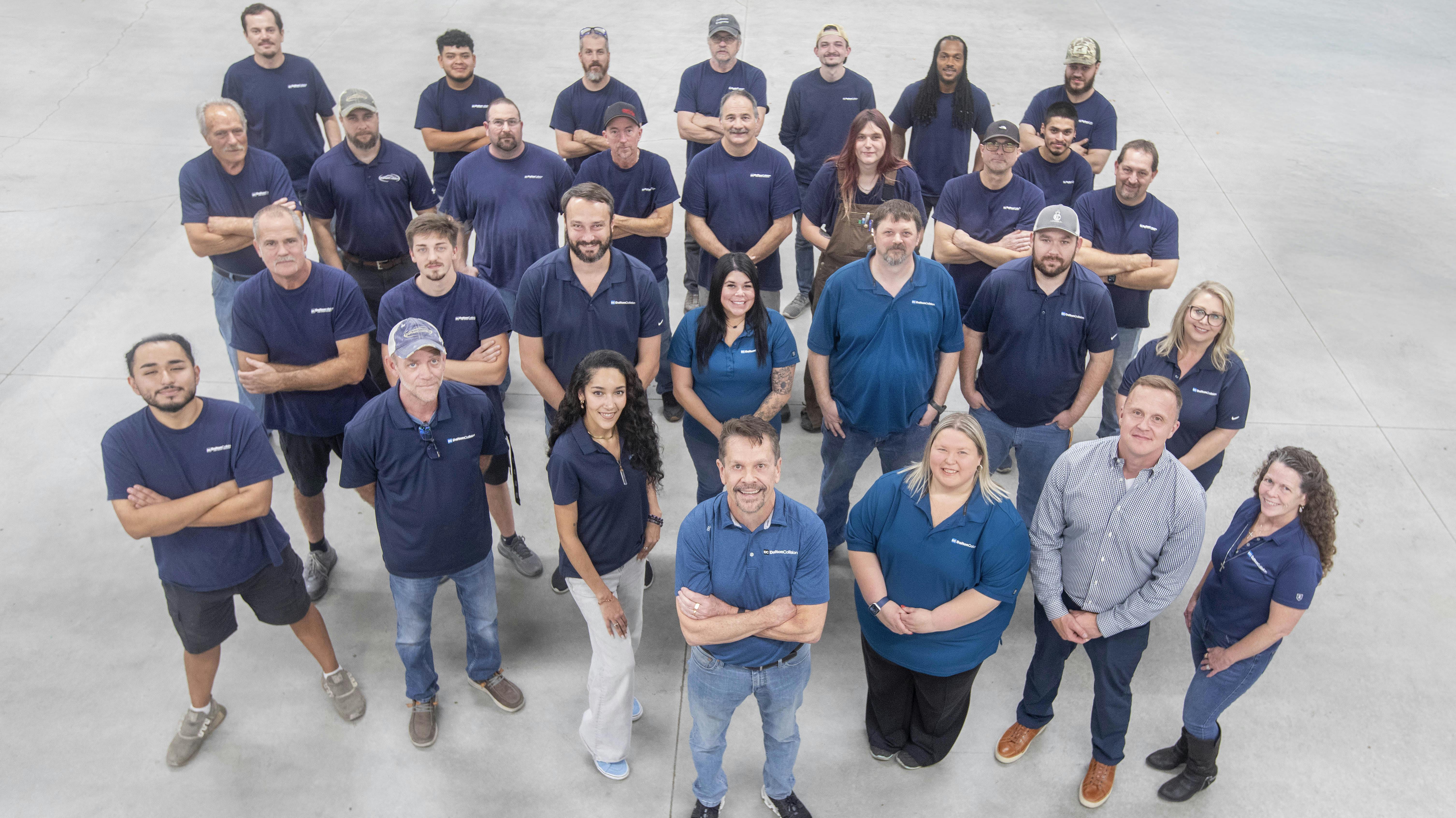 PACKING SOMEONE ELSE'S PARACHUTE Owner Jerry Dalton's team completes repairs using OEM repair procedures.