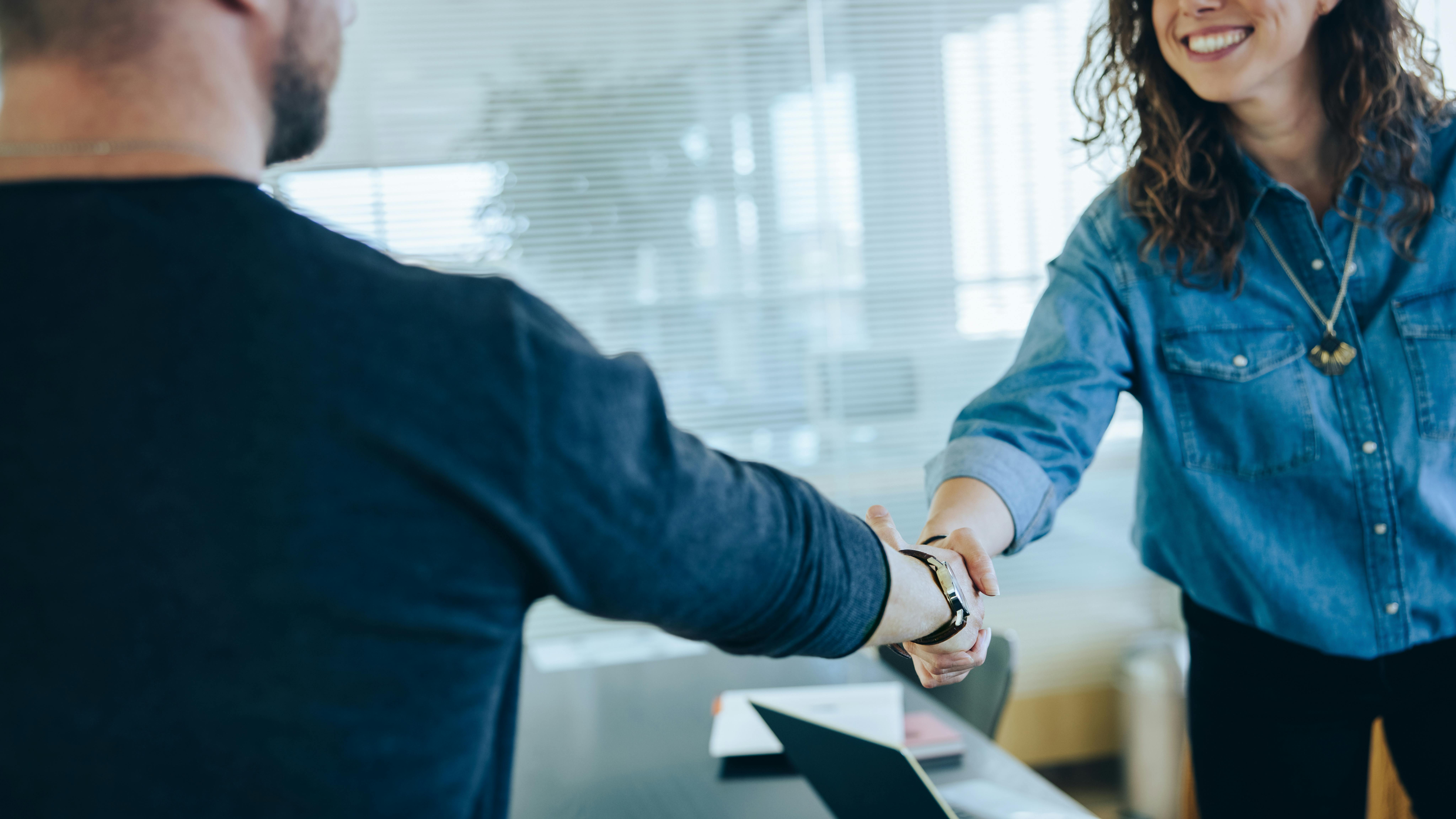 Making a deal in the office