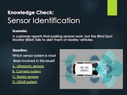 PROGRESS CHECK Course-takers are given quizzes at the end of each module to check their progress, plus tested at the end of the course. PROGRESS CHECK Course-takers are given quizzes at the end of each module to check their progress, plus tested at the end of the course.